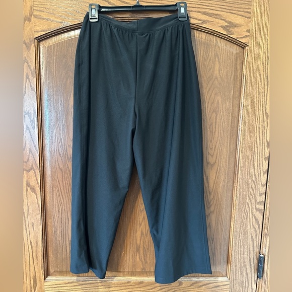 Spanx lined pull on wide leg crop slacks - Picture 3 of 3